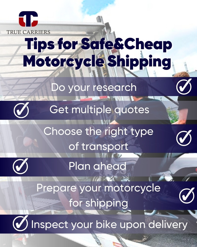 Tips for safe and affordable motorcycle shipping