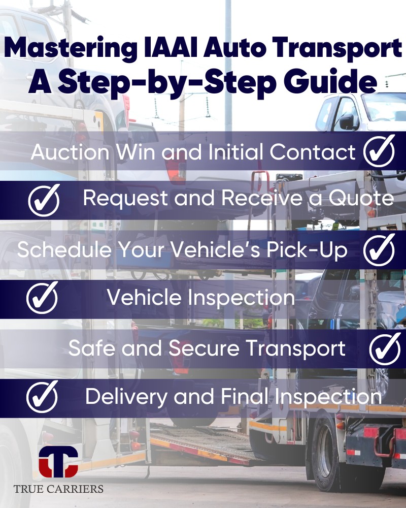 Step-by-step guide to IAAI auto transport